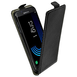 Avizar Housse Samsung Galaxy J5 2017 Etui Clapet Rabat Vertical Porte-carte Noir