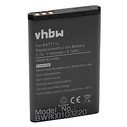 Vhbw Batterie LI-ION 1100mAh 3.7V pour MIDLAND XTC300, XTC300VP4, XTC350 remplace BATT11L