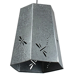 Corep Abat jour metal Suspension Lustre suspendu deco industielle libellules