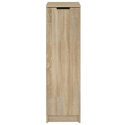 Acheter vidaXL Armoire à chaussures Chêne Sonoma 30x35x100cm Bois d'ingénierie