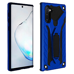 Avizar Coque Galaxy Note 10 Protection Bi-matière Antichoc Fonction support bleu