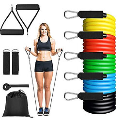 Justgreenbox 150LBS Heavy Resistance Bands 11 PCs - 32870751894-11-PCS