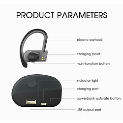 Avis Écouteurs Sans Fil D'Origine Zealot H10 Tws Écouteurs Bluetooth Avec Microphone 2000Mah Boîtier De Batterie De Secours Noir Rouge