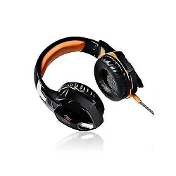 Acheter Universal Casque Gaming 3.5mm avec micro casque LED PC portable PS5 Slim (orange)