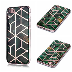 Coque en TPU motif marbre or rose imd vert pour votre Apple iPhone 8/7