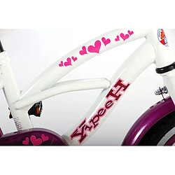 Acheter Volare Vélo enfant Heart Cruiser 12 pouces blanc violet