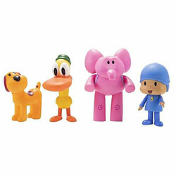 Ensemble de Figurines Bandai Pocoyó 4 Pièces 19,4 x 8,5 x 3,14 cm