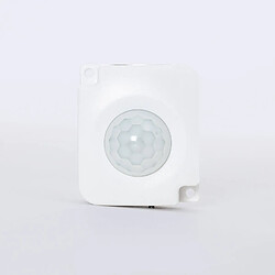 Ledkia Détecteur de Mouvement PIR 120º pour Ruban LED 12/24V DC Connecteur Jack Blanc