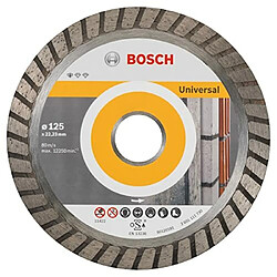 Bosch 125 mm Disque à tronçonner diamant turbo universel standard - 1 pièce (2608602394)