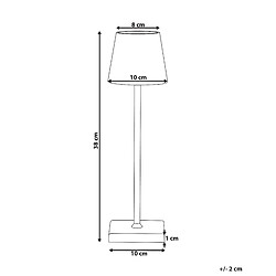 Avis Beliani Lampe à poser en métal sans fil noir BACEIRO