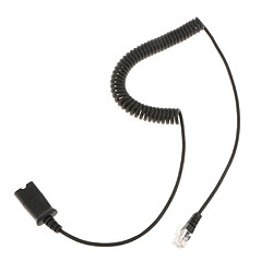 Cordon adaptateur pour casque téléphonique