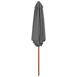 Helloshop26 Parasol d'extérieur - Anthracite - 270 cm