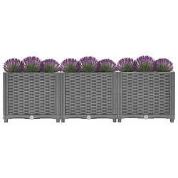 Avis Maison Chic Jardinière,Lit surélevé - Bac à fleurs - pot de fleur 120x40x38 cm Polypropylène -GKD70739