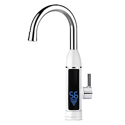 Universal Robinet électrique chauffe-eau instantané réservoir monté LED affichage de température robinet d'eau chaude instantané en acier inoxydable | robinet de cuisine