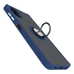 Avizar Coque pour Samsung Galaxy A06 Bague Métallique Support Vidéo Bleu Nuit