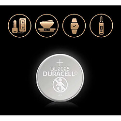 Acheter Pile Duracell Lithium CR2025 pour Prothèse Auditive, Montre, Télécommande et Calculatrice