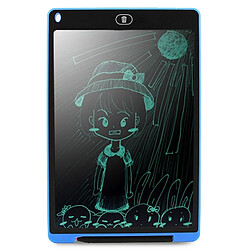 Wewoo Tablette graphique bleu Portable 12 pouces LCD Écriture Dessin Graffiti Électronique Pad Message Conseil Papier Brouillon avec Stylo, CE / FCC / RoHS Certifié