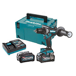 Makita - Perceuse visseuse 13 mm XGT 40 V max Li-Ion 2x 4.0 Ah 125 Nm avec coffret - DF001GM201