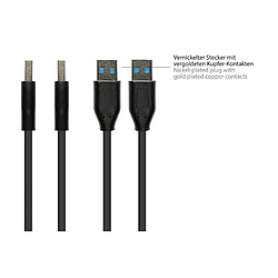 Acheter Good Connections USB 3.2 Gen.2 Anschlusskabel 0,5m St. A/ St. USB-C schwarz