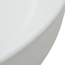 Avis vidaXL Lavabo ronde Céramique Blanc 41,5 x 13,5 cm