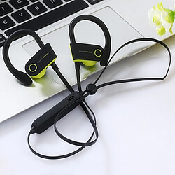 Wewoo Oreillette Bluetooth noir pour iPhone, Galaxy, , Xiaomi, LG, HTC et autres téléphones intelligents G5 Wireless Headset V4.2 Écouteurs stéréo intra-auriculaires avec micro + vert,