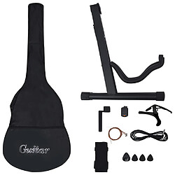 Avis vidaXL Jeu de guitare 12pcs occidental avec égaliseur et 6 cordes Bleu