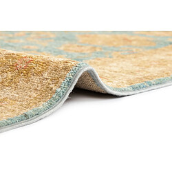 Vidal Tapis de couloir en laine 387x74 beige Kaizar pas cher