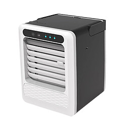 Wewoo Portable mini USB charge TV climatiseur de bureau ventilateur électrique refroidisseur d'air noir