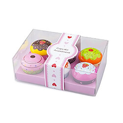 New Classic Toys Cupcake Assortment in Giftbox-6 Pcs Childrens Pastry Playset