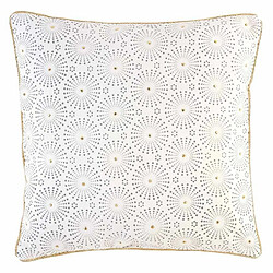 Paris Prix Coussin Déco Déhoussable Astre 45x45cm Blanc