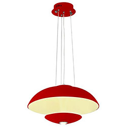 HOROZ ELECTRIC Suspension LED design coupole rouge 24W (Eq. 192W) Diam. 450mm