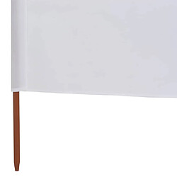 Acheter vidaXL Paravent 3 panneaux Tissu 400 x 120 cm Blanc