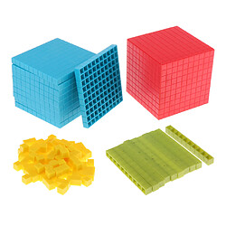 Avis 121pcs Montessori Decimal Cube Early Learning Jouets éducatifs Pour Les Enfants