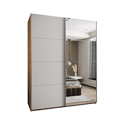 Abiks Meble Armoire à portes battantes Lux 3 245,5/190/64 2 portes