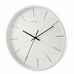 Acheter Minimaliste moderne style 12 pouces silencieux non ticking horloge murale de quartz blanc