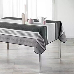 Douceur D'Interieur Nappe polyester imprimée Atrium - 150 x 240 cm - Gris