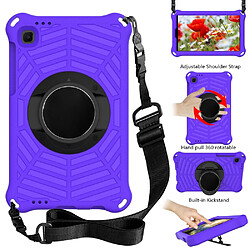 Coque en TPU avec béquille et bandoulière violet pour votre Samsung Galaxy Tab A7 Lite 8.7 pouces