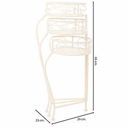 Avis Sous-pot Alexandra House Living Blanc Métal Fer 34 x 76 x 40 cm