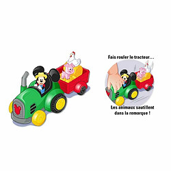 Ludendo Mickey - Tracteur + figurine 7,5 cm articulée + Accessoires