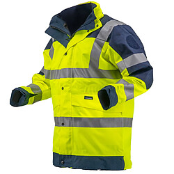 CODUPAL Parka de travail haute visibilité Veste impermeable en Goretex