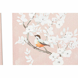 Cadre DKD Home Decor Oiseau Oriental (40 x 3 x 90 cm)