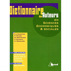 Dictionnaire des auteurs en sciences économiques et sociales