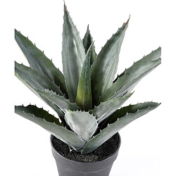 Pegane Plante artificielle haute gamme Spécial extérieur / AGAVE artificielle - Dim : 43 x 45 cm