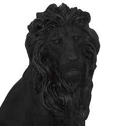 Five Simply Smart Lion en résine pour extérieur - Gris anthracite