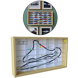 Avis 1:64 échelle Moulé Sous Pression Armoire Vitrine Support Mural Pour Modèle De Voiture 30 Emplacements