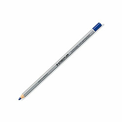 Avis Promark Staedtler Lumocolor Omnichrom, Crayons bleus non-permanents pour marquage sur la plupart des surfaces, Effaçables à sec et à l'eau, Couleurs intenses, Boîte carton avec 12 crayons assortis, 108-3 VE