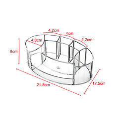 Acheter Universal Organisateur de maquillage acrylique de bureau Rouge à lèvres/Brosse à maquillage/Vernis à ongles/Organisateur de maquillage Stockage Boîte de maquillage pour les femmes | Organisateur de maquil
