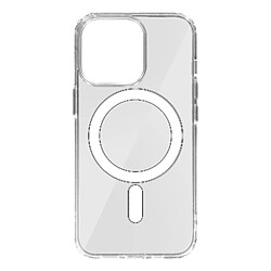 Avizar Coque pour MagSafe pour iPhone 14 Pro Cercle magnétique Rigide Transparent