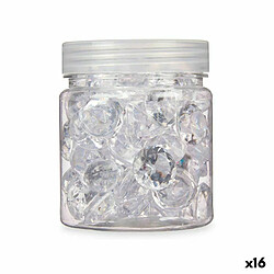 Gift Decor Pierres Décoratives Diamant 150 g Transparent (16 Unités)