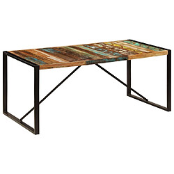 Maison Chic Table de salle à manger,Table à dîner 180x90x75 cm Bois de récupération -GKD21035